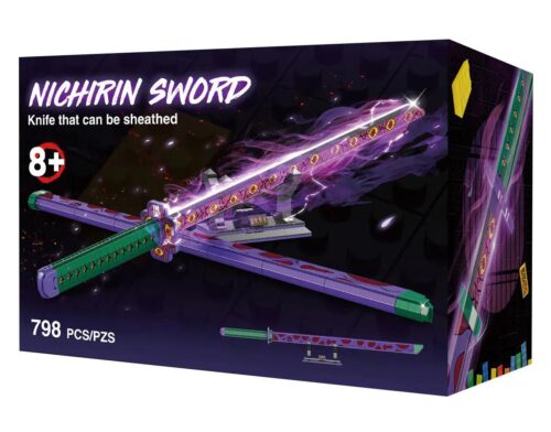 Bộ đồ chơi We Game Coming 66014 Thanh Kiếm Nichirin, Kiếm Nichirin, Kiếm Katana, Kiếm Demon Slayer, Kiếm Thợ Săn Quỷ, 798 mảnh, độ tuổi 8+, cho bé trai