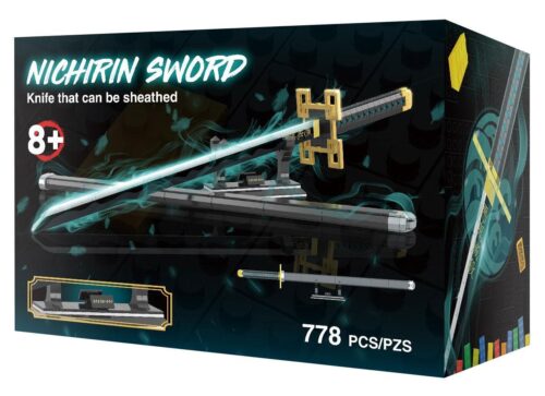 Hộp đồ chơi mô hình We Game Coming 66018 Thanh Nhật Luân Kiếm của Hà Trụ Tokito Muichiro cho con trai 8 tuổi.