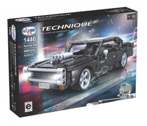 bộ lắp ráp Dodge Charger Weaver 1446, đồ chơi mô hình xe cơ bắp Dodge Charger, bộ đồ chơi xe thể thao 1446, dành cho bé trai 6 tuổi, giá tốt
