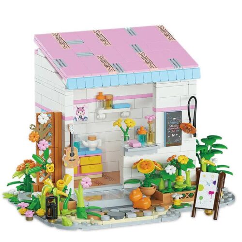 Bộ đồ chơi Phòng Vẽ Của Annie Weile Chuangxiang 2035, mô hình mini đáng yêu cho bé gái 6 tuổi, giá tốt