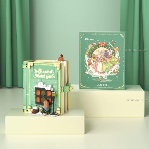 Hộp sản phẩm đồ chơi mô hình Wekki 506184 Sách Cổ Tích Lắp Ráp, món quà ý nghĩa cho bé gái.