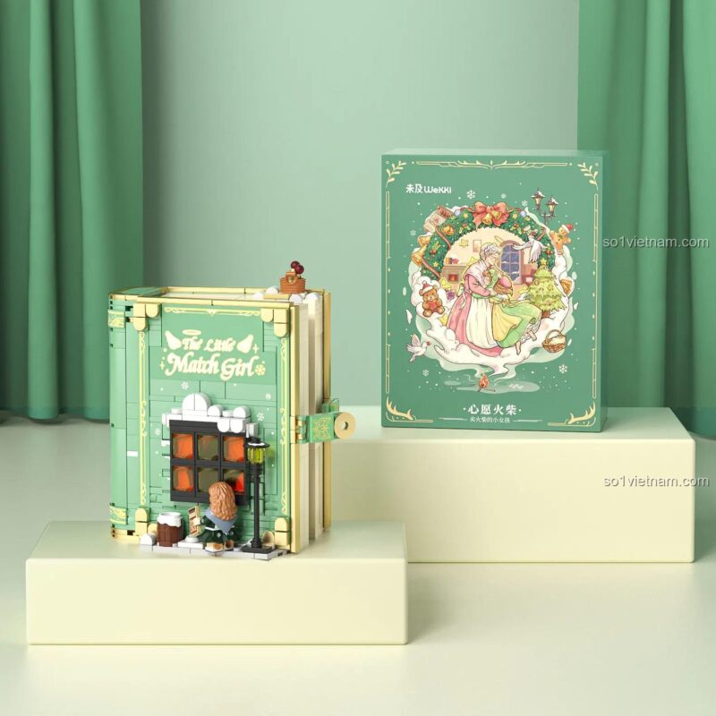 Hộp sản phẩm đồ chơi mô hình Wekki 506184 Sách Cổ Tích Lắp Ráp, món quà ý nghĩa cho bé gái.