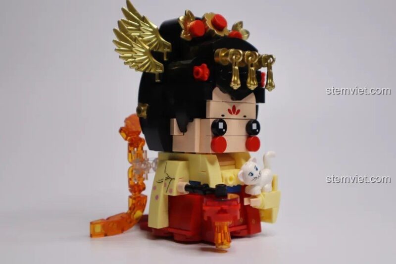 Mô hình Dương Quý Phi từ bộ đồ chơi Wekki 516030 Đại Đường Thủ Diễn Dạ, nhìn từ bên cạnh, trang phục cổ trang.