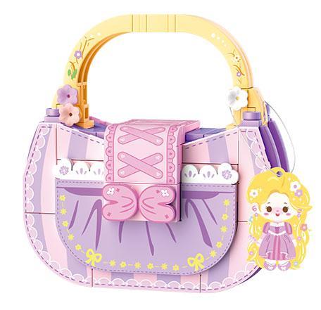 Bộ lắp ráp túi xách công chúa Rapunzel Wekki 516913 cho bé gái 6 tuổi, món đồ chơi xếp hình giá rẻ, chất lượng cao.