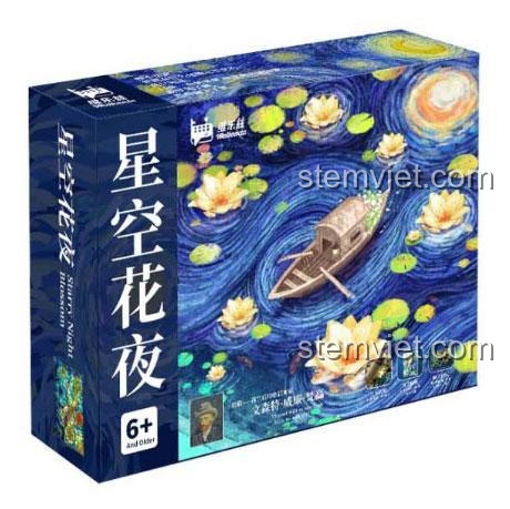 Hộp sản phẩm bộ xếp hình Welleadz 3101, quà tặng nghệ thuật giá tốt cho bé trai 6 tuổi.