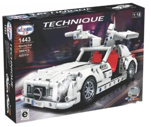 Bộ đồ chơi Xe Thể Thao Winner 1443 có động cơ kéo lùi, tỉ lệ 1:18, có đèn LED, phù hợp bé trai 6 tuổi, giá tốt.