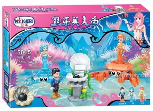 Bộ lắp ráp Winner 5015 Nàng tiên cá và Hoàng tử, đồ chơi cho bé gái 6 tuổi.