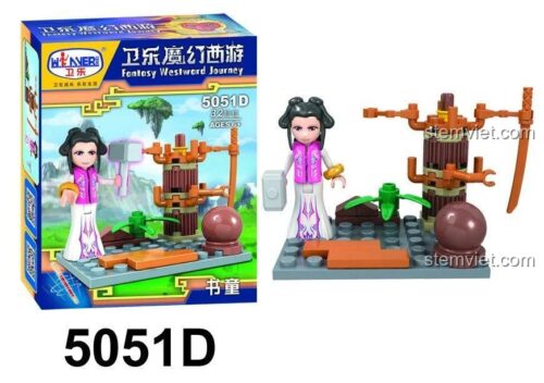 Bộ lắp ghép Winner 5051D Fantasy Westward Journey Sun Wukong 32 mảnh
