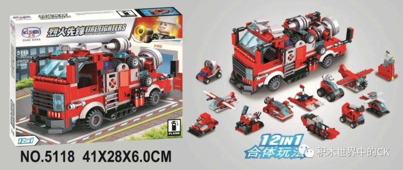 Bộ đồ chơi xe cứu hỏa Winner 5118