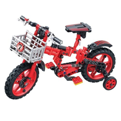 Bộ lắp ráp Winner 7064 xe đạp trẻ em màu đỏ, mô hình xe đạp kỹ thuật cho bé trai 6 tuổi, đồ chơi lắp ráp giá tốt