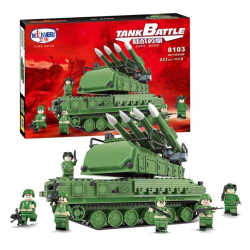 Bộ lắp ghép Xe Tăng Chống Không 9M317 Winner 8103, đồ chơi lắp ráp quân sự cho bé trai 6 tuổi, giá tốt