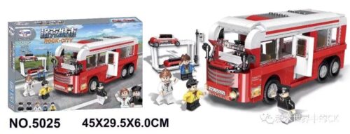 Bộ lắp ghép Winner 5025 Xe Buýt Công Cộng Thành Phố Rock City 396 mảnh ghép, đồ chơi lắp ráp chất lượng cao cho bé trai 6 tuổi, giá tốt.