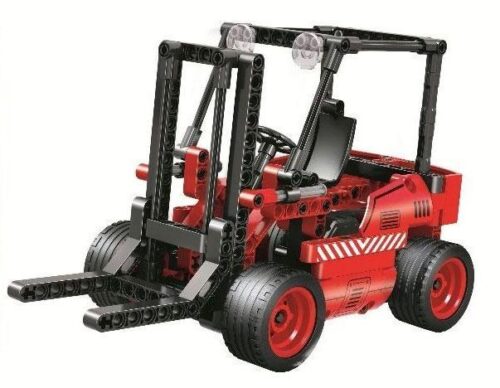 Bộ lắp ráp Winner JEMLOU 7088 Xe Nâng Hàng Kỹ Thuật màu đỏ đen, đồ chơi mô hình cho bé trai 6 tuổi, giá tốt, giúp phát triển tư duy logic.