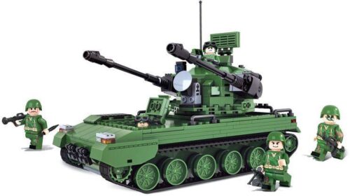 Bộ lắp ráp Pháo Tự Hành Chống Máy Bay Type 07, đồ chơi mô hình Xe tăng chống máy bay Type 07 Winner JEMLOU 8009, mô hình quân sự chân thực cho bé trai 6 tuổi.