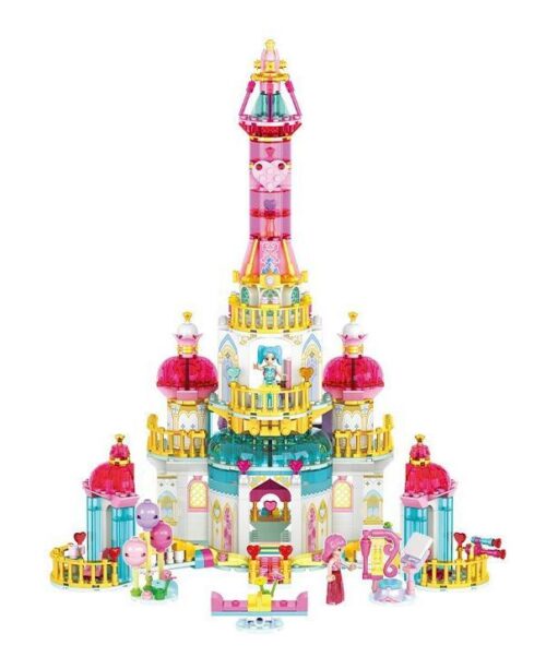 Bộ lắp ghép Lâu đài Ngôi Sao Phép Thuật Balala the Fairies HA383014 WISE BLOCK AULDEY cho bé gái 6 tuổi, đồ chơi lắp ráp lâu đài công chúa giá tốt