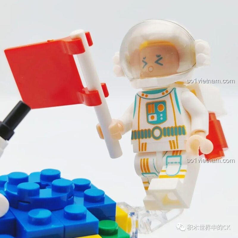 bộ đồ chơi Phi hành gia Wise Block, mẫu Rời Khỏi Trái Đất đã lắp ráp, phù hợp bé trai bé gái 6 tuổi, giá tốt