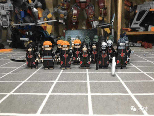 Bộ 8 Mô Hình Nhân Vật Naruto Akatsuki WM2087 - Nhóm Akatsuki