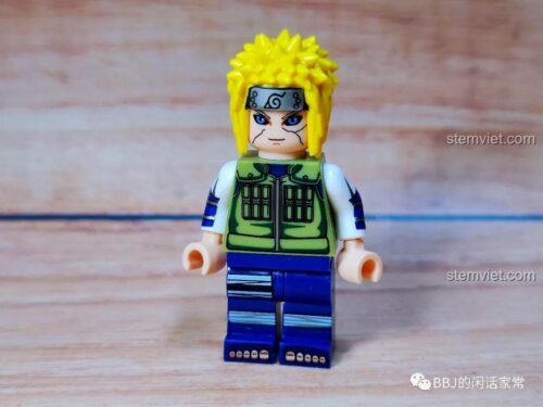 Minifigure Namikaze Minato WM2115 từ bộ đồ chơi WM Blocks Naruto, đồ chơi lắp ráp chất lượng cao cho bé trai 8 tuổi.