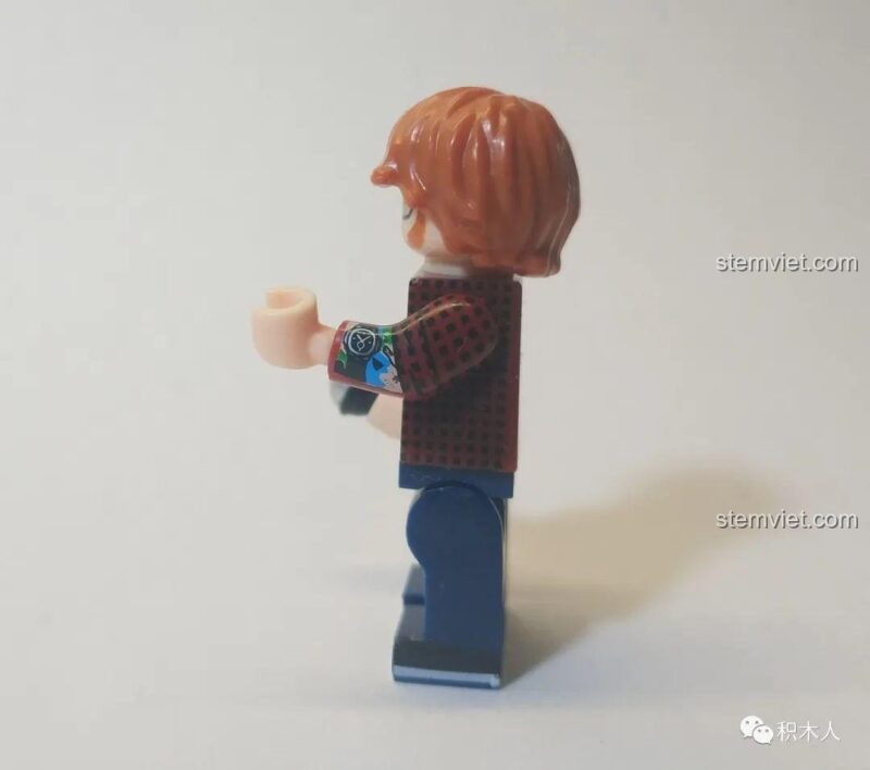 Đồ chơi mô hình WM990, minifigure Ed Sheeran, mặt sau chi tiết, đồ chơi chất lượng cao
