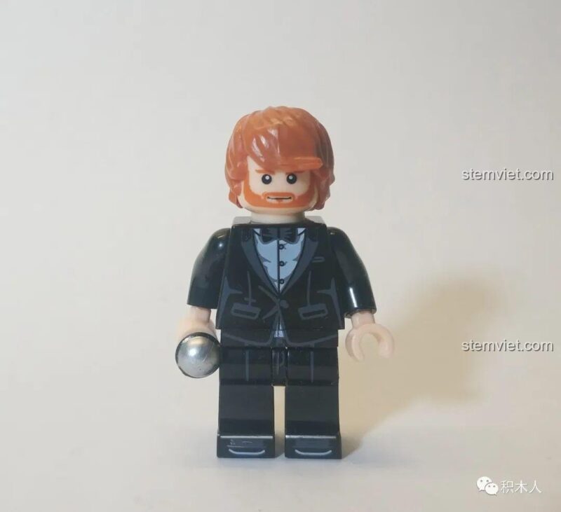 Minifigure Ed Sheeran WM 6093 phiên bản vest đen, đồ chơi mô hình ca sĩ Ed Sheeran với đường nét sắc nét, giá tốt