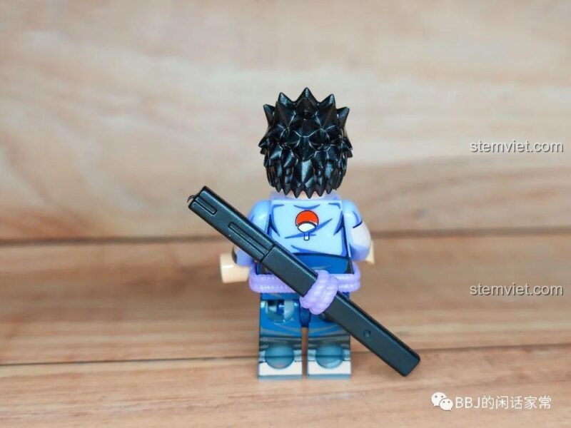 Nhân vật Naruto Sasuke từ bộ lắp ghép WM, đồ chơi mô hình Naruto cho bé trai 8 tuổi, chất lượng cao.