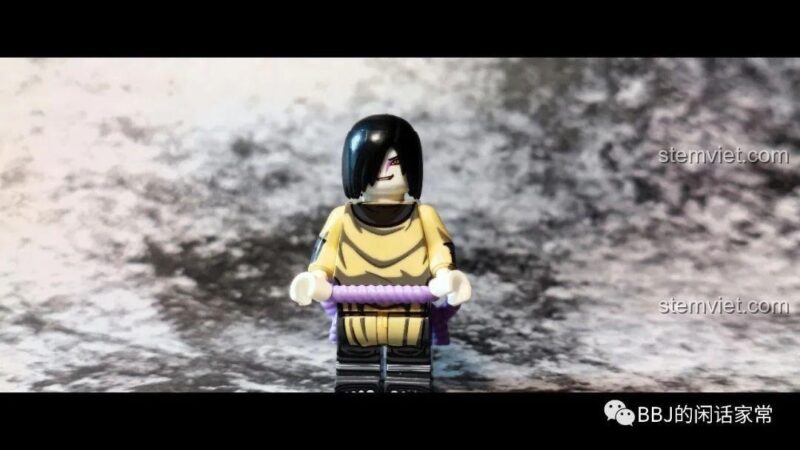 Ảnh review minifigure Orochimaru trong bộ WM6108. Đồ chơi mô hình nhân vật Naruto WM Blocks.