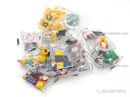 Ảnh chụp chính diện minifigure Công chúa Peach WM2070. Đồ chơi mô hình Princess Peach với chi tiết in sắc nét, phù hợp cho con gái.