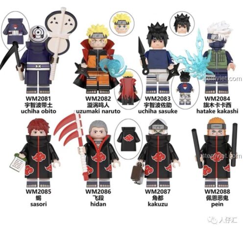 Bộ đồ chơi Minifigure Naruto Tiên Nhân WM2082, đồ chơi lắp ghép Minifigure Naruto, đồ chơi mô hình Naruto Tiên Nhân, minifigure Naruto Tiên Nhân WM, giá rẻ cho bé trai.