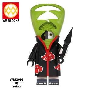 Minifigure Zetsu Akatsuki WM2093 từ bộ truyện Naruto, đồ chơi lắp ráp giá rẻ cho bé trai 6 tuổi.
