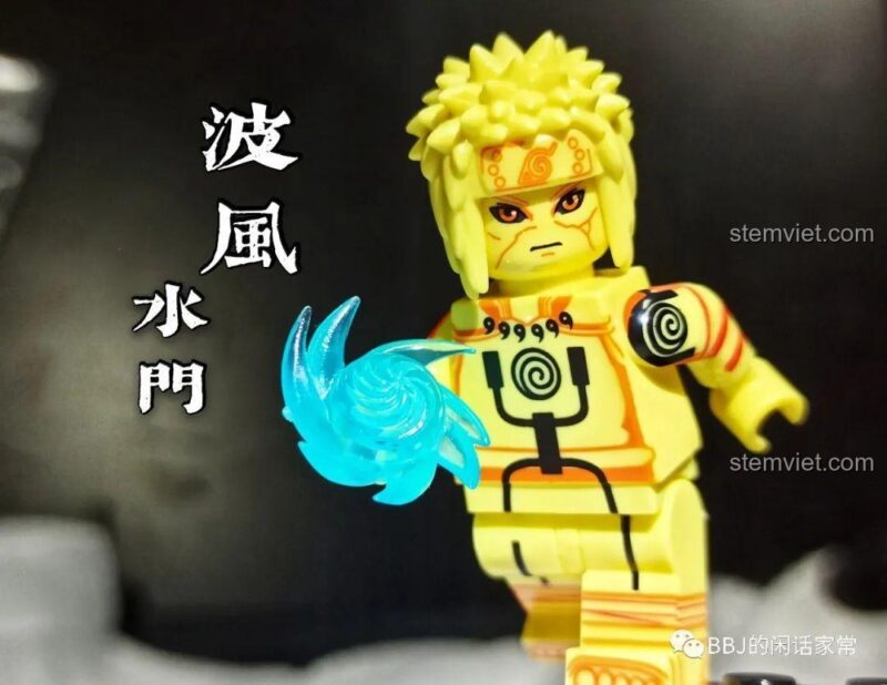 Cận cảnh minifigure Namikaze Minato WM2106 với Rasengan.