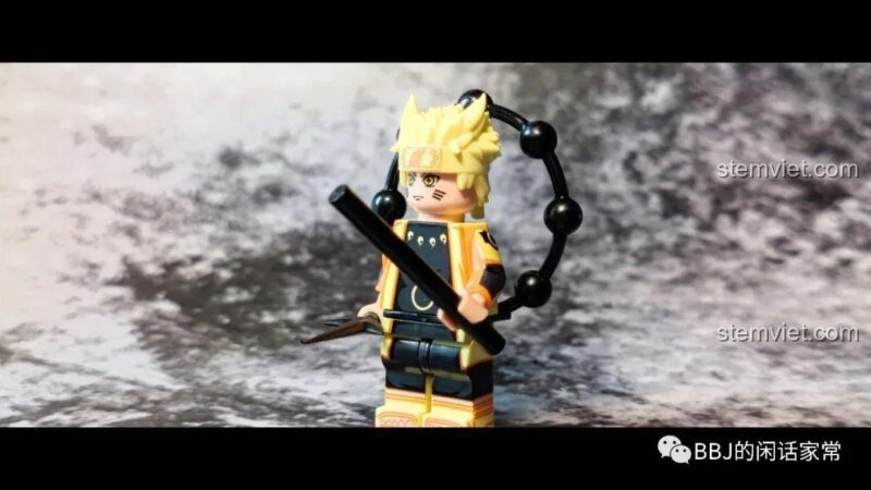 Minifigure Uzumaki Naruto Lục Đạo WM2107 với các quả cầu Gudodama.