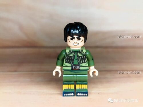 Minifigure Might Guy WM2122 từ bộ lắp ráp Maito Gai, chất lượng cao, tương thích LEGO®.