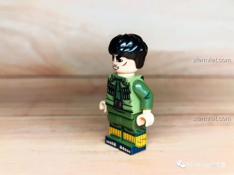 Minifigure Might Guy WM2122 với biểu cảm mạnh mẽ, là bộ đồ chơi Lục Đạo Tiên Nhân lý tưởng.