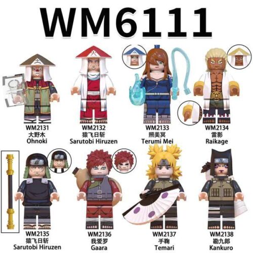 Bộ đồ chơi Terumi Mei WM2133, minifigure nhân vật Thủy Ảnh Đệ Ngũ Terumi Mei từ WM, đồ chơi lắp ghép cho bé gái 6 tuổi giá tốt