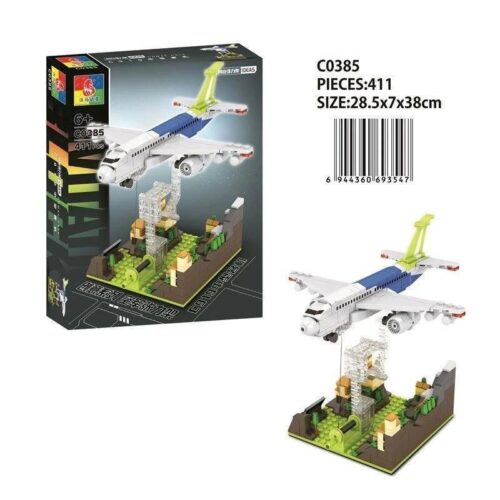 Bộ lắp ráp WOMA C0385 máy bay chở khách C919 trên giá đỡ lực căng, mô hình lơ lửng độc đáo cho bé trai 6 tuổi, giá tốt.