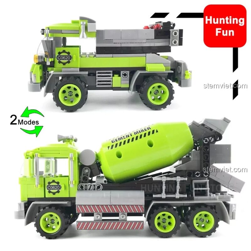 Xe trộn bê tông WOMA C0620A 2 chế độ
