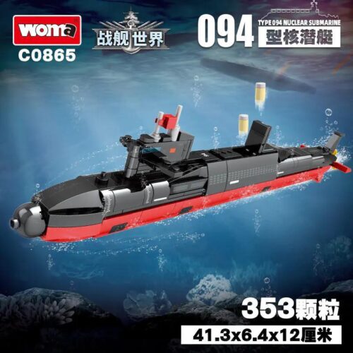 bộ lắp ghép Tàu Ngầm Hạt Nhân Type 094 WOMA C0865 cho bé trai 6 tuổi, giá tốt