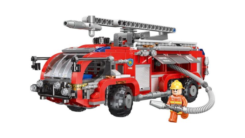 Bộ lắp ráp Xingbao XB-03028 Xe Cứu Hỏa Sân Bay 757 mảnh chất lượng cao cho bé trai 6 tuổi giá tốt