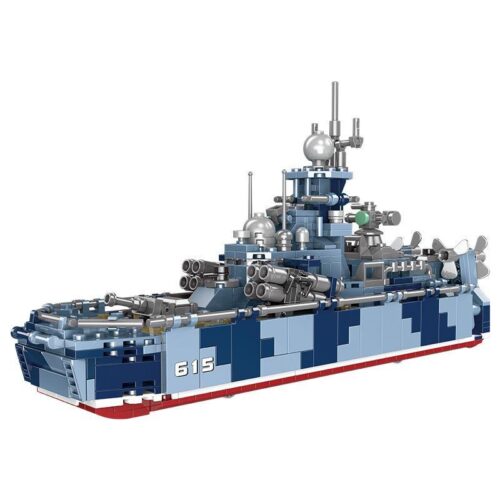 Mô hình lắp ráp tàu tên lửa đệm khí lớp Bora Xingbao XB-06027, 745 mảnh, cho bé trai 6 tuổi.