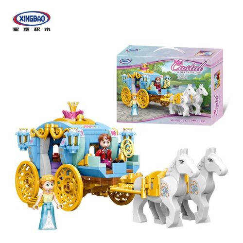 Bộ lắp ghép XINGBAO XB-12020 Xe Ngựa Hoàng Gia Công Chúa 349 mảnh, đồ chơi lắp ráp công chúa cho bé gái 6 tuổi, giá tốt.