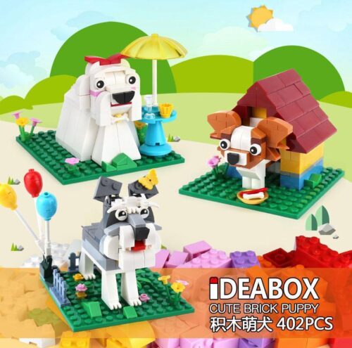 Bộ đồ chơi lắp ghép Chó Cưng IDEABOX XINGBAO XB-18002