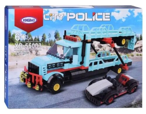 bộ đồ chơi Xe Vận Chuyển Ô Tô XINGBAO XB-55003 cho bé trai 6 tuổi, đồ chơi lắp ráp chất lượng cao giá tốt