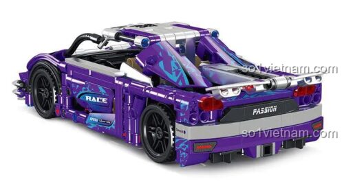 Mô hình xe Koenigsegg màu tím Xingleshi FF10012