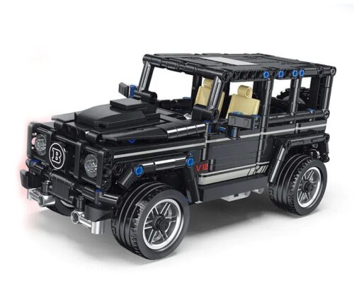 Xe Mercedes-Benz Brabus FF10020 Xingleshi màu đen, bộ đồ chơi lắp ghép điều khiển từ xa, 541 chi tiết, 6+ tuổi