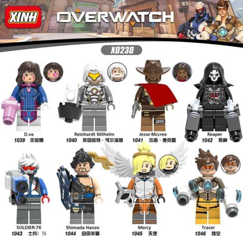 Minifigure Soldier: 76 Overwatch XINH 1043 bộ đồ chơi lắp ráp chất lượng cao cho bé trai 12 tuổi giá tốt.