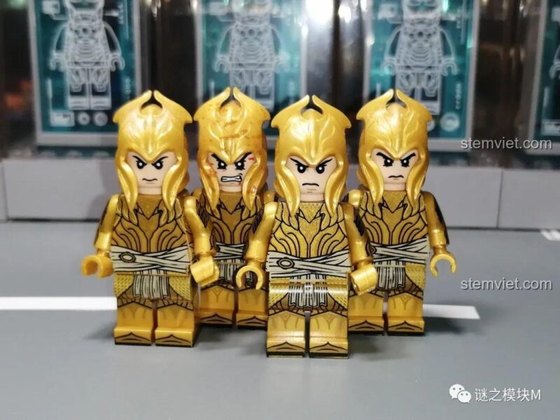 XINH 1729 Minifigure Chúa Tể Của Những Chiếc Nhẫn, đồ chơi lắp ráp lính canh tiên tộc, phát triển tư duy cho bé trai