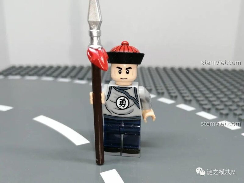 Minifigure Bát Kỳ Binh XINH 1848 chi tiết tinh xảo, bộ đồ chơi Quan Lính Triều Thanh cho bé trai.