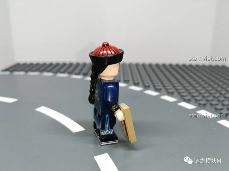 Minifigure Quan văn nhất phẩm XINH 1848 chi tiết tinh xảo, bộ đồ chơi Quan Lính Triều Thanh cho bé trai.