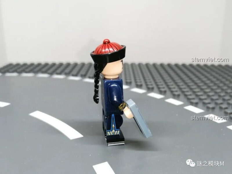 Minifigure Quan võ nhất phẩm XINH 1848 chi tiết tinh xảo, bộ đồ chơi Quan Lính Triều Thanh cho bé trai.