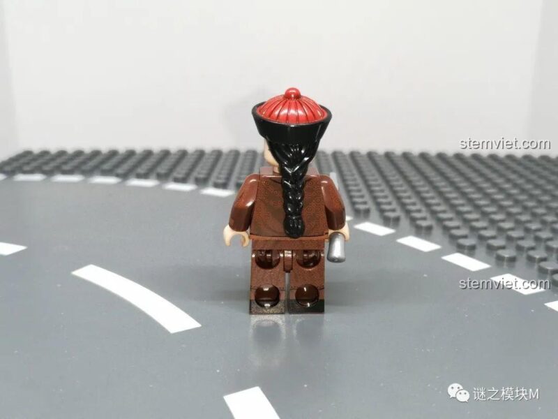 Minifigure Thị vệ cầm đao XINH 1848 chi tiết tinh xảo, bộ đồ chơi Quan Lính Triều Thanh cho bé trai.